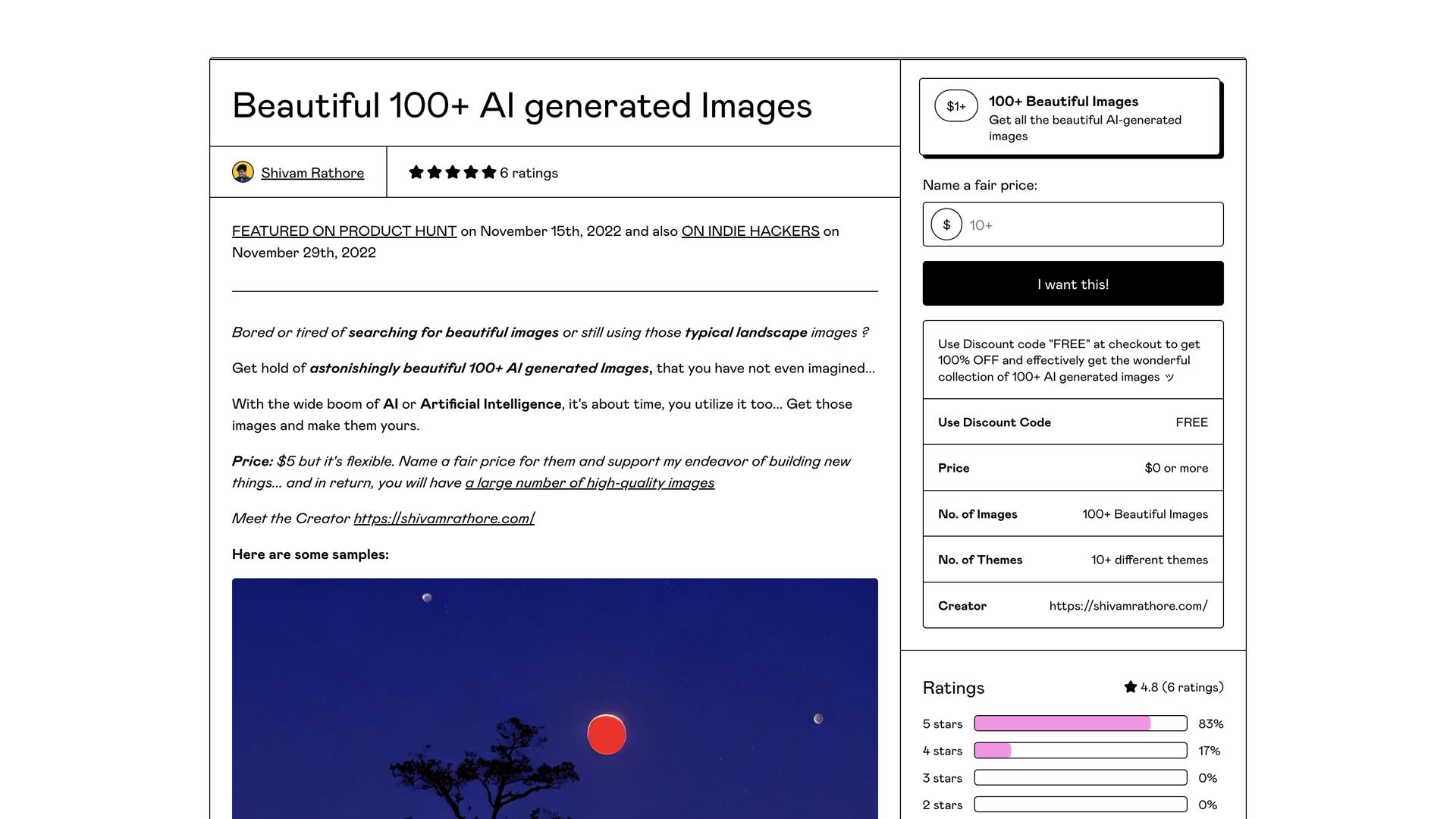 Beautiful 100+ AI generated Images
