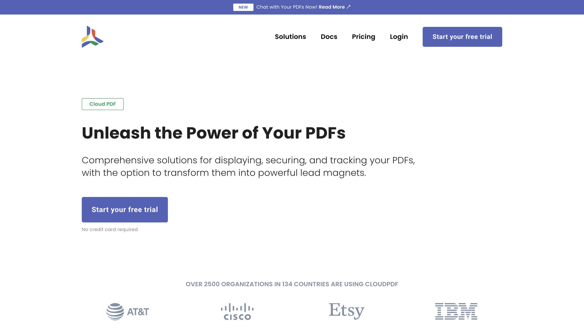 CloudPDF – Chat with your PDFs