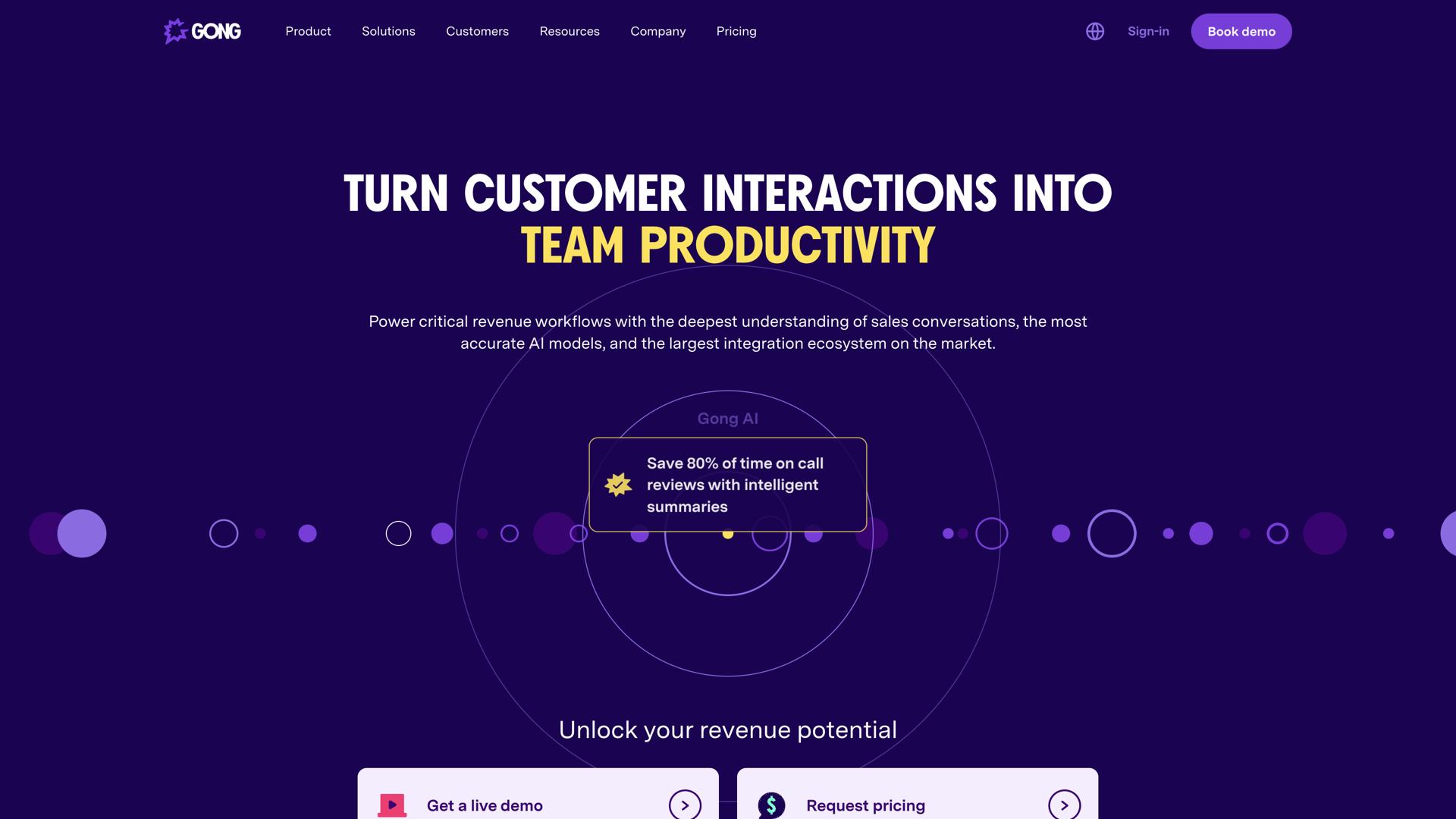 Gong AI Platform By Gong