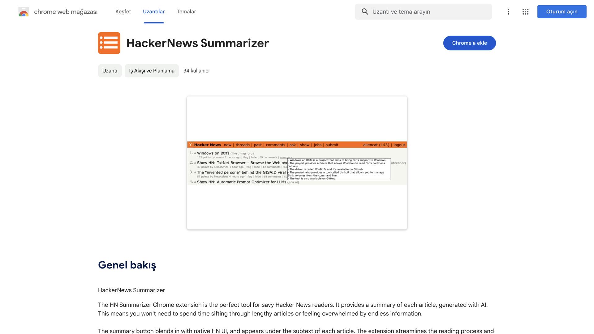 HackerNews Summarizer