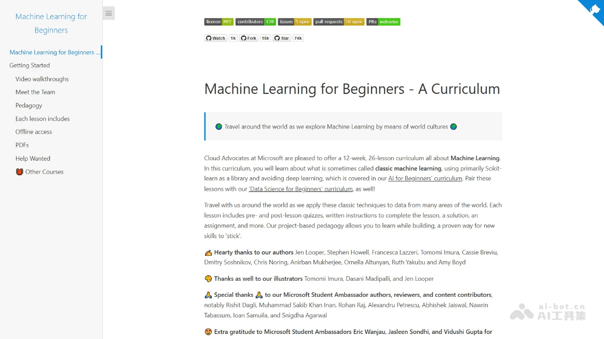 ML for Beginners