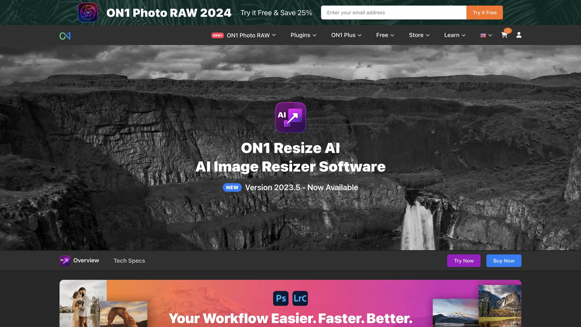 ON1 Resize Photoshop Plugin