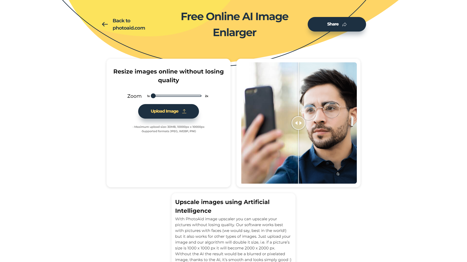 PhotoAid Image Upscaler