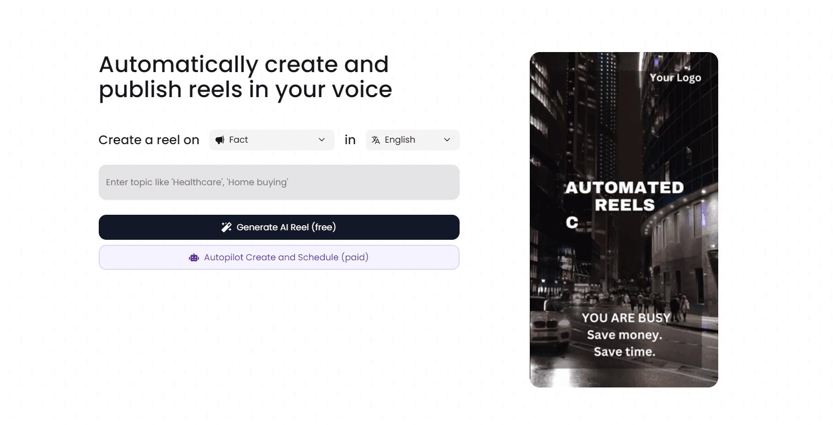 AI Text To Reels (Maker)