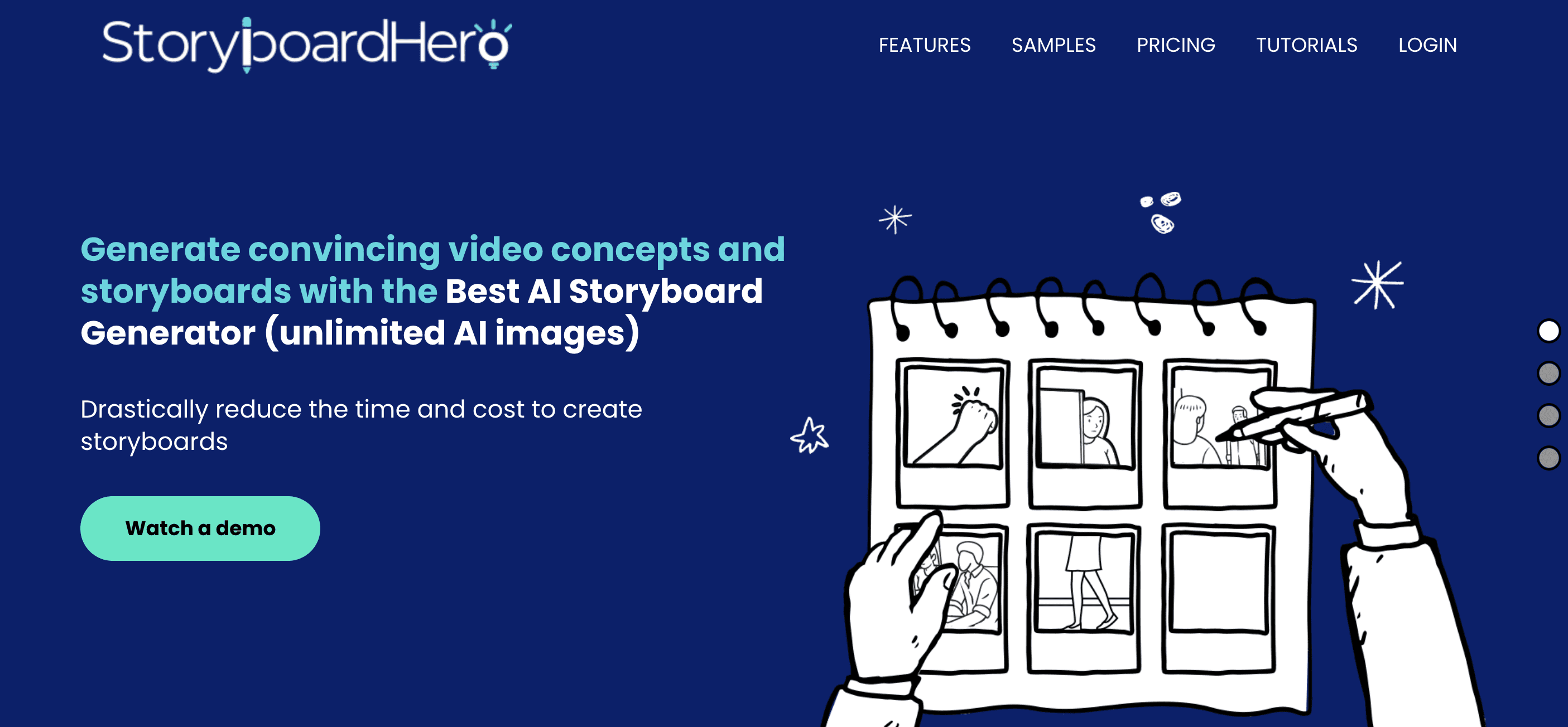 StoryboardHero AI Storyboard Generator
