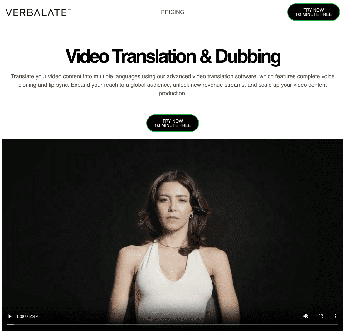 Verbalate Video Translator