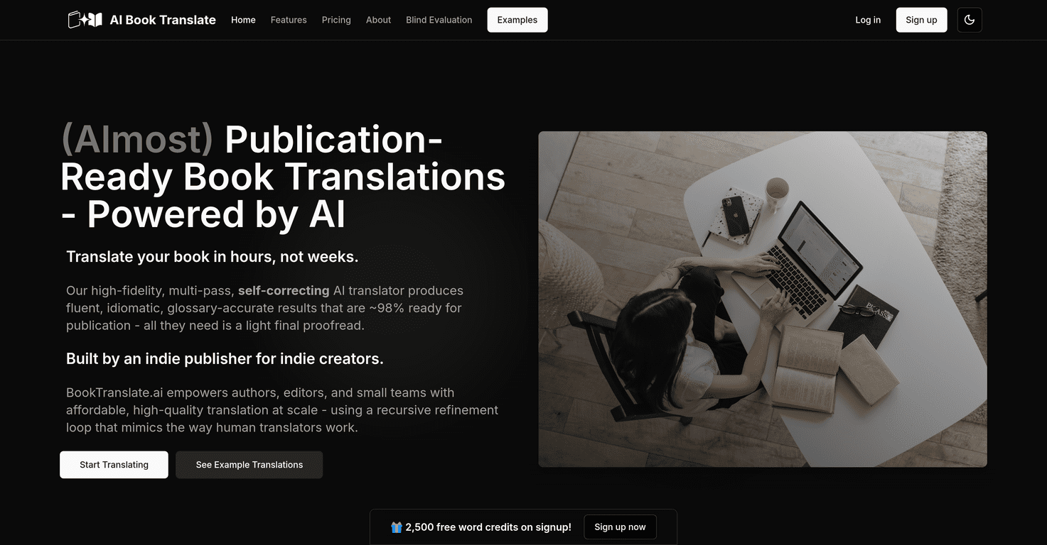AI Book Translate