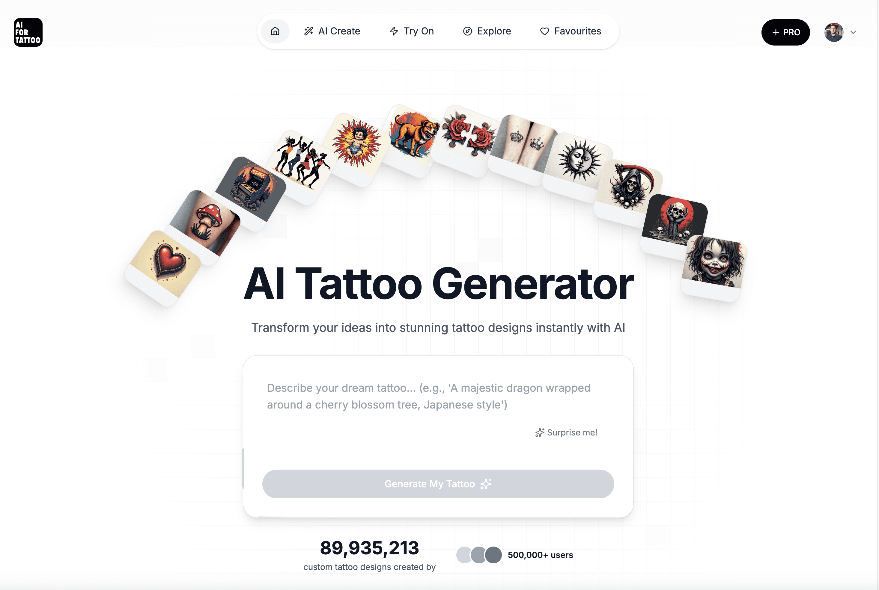 AI Tattoo Generator & Try On – AI For Tattoo