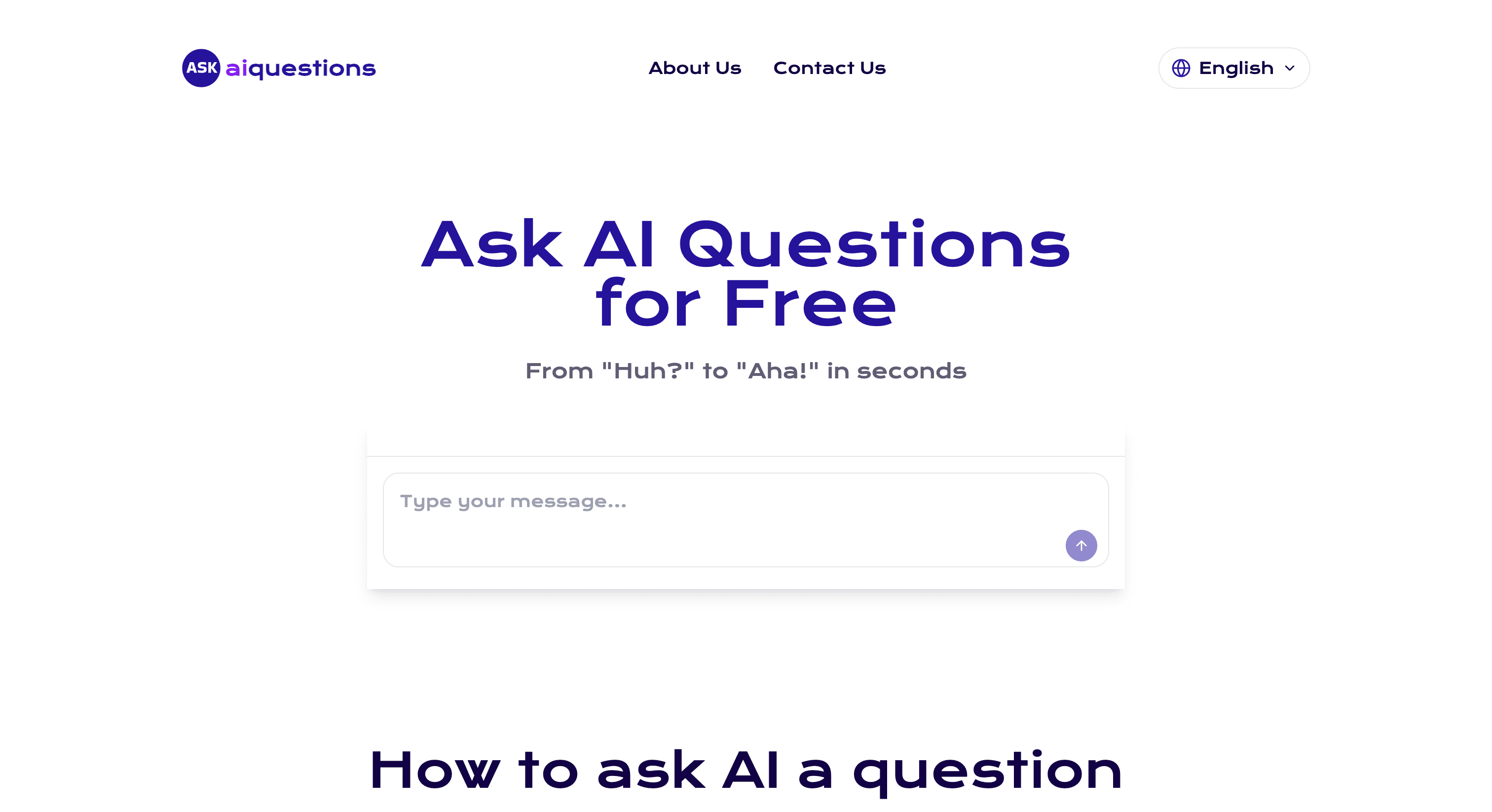 Ask AI Questions Online