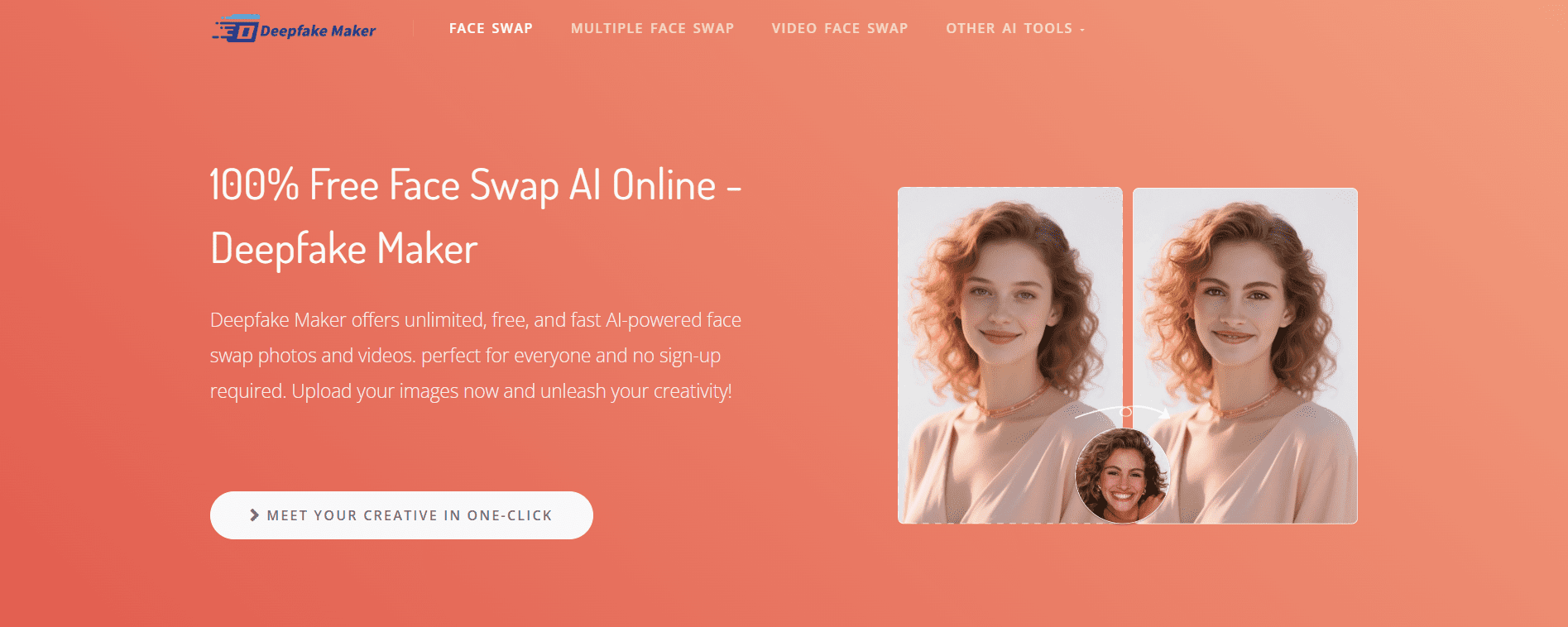 Deepfake Maker | Free Face Swap AI Online