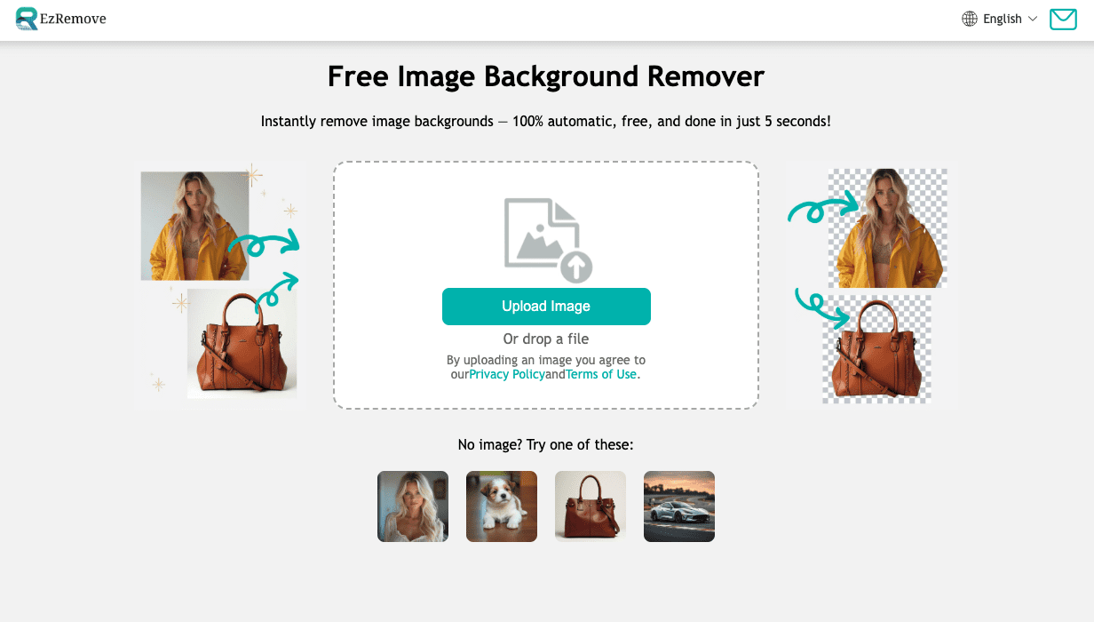 EzRemove-Free Image Background Remover