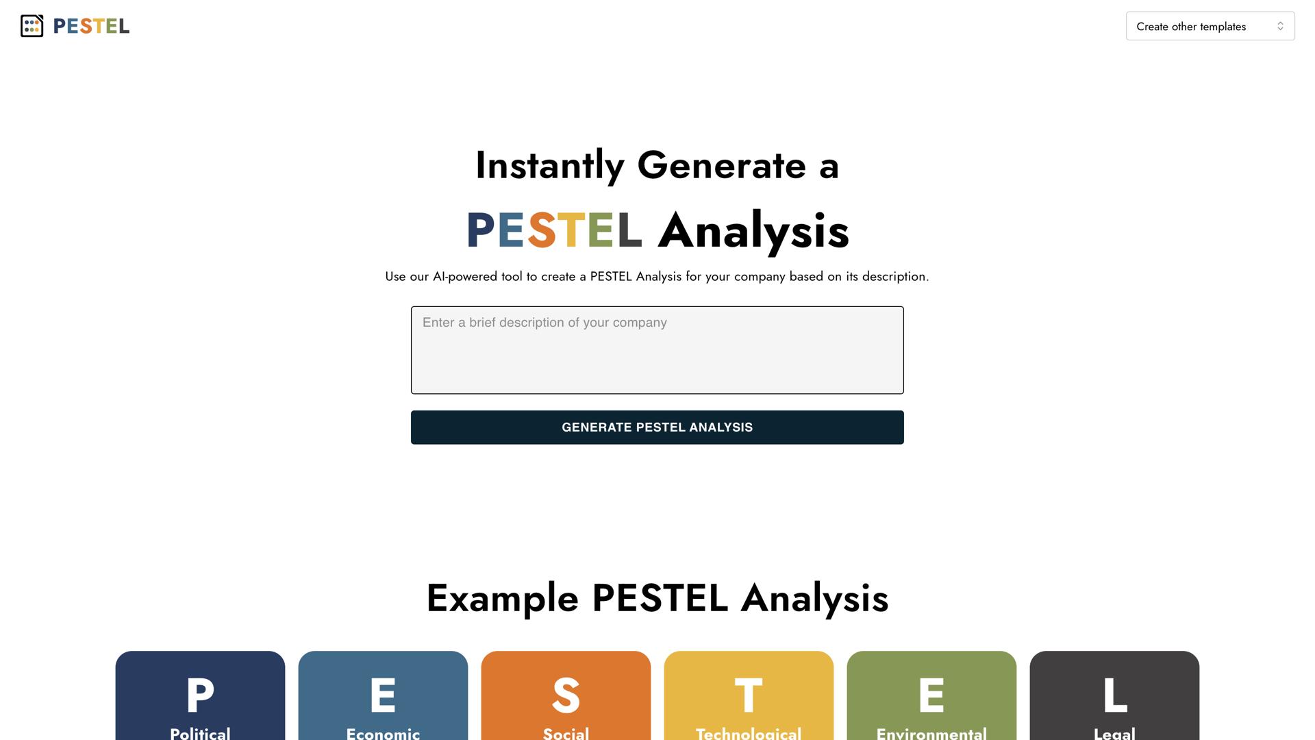 Pestel Analysis