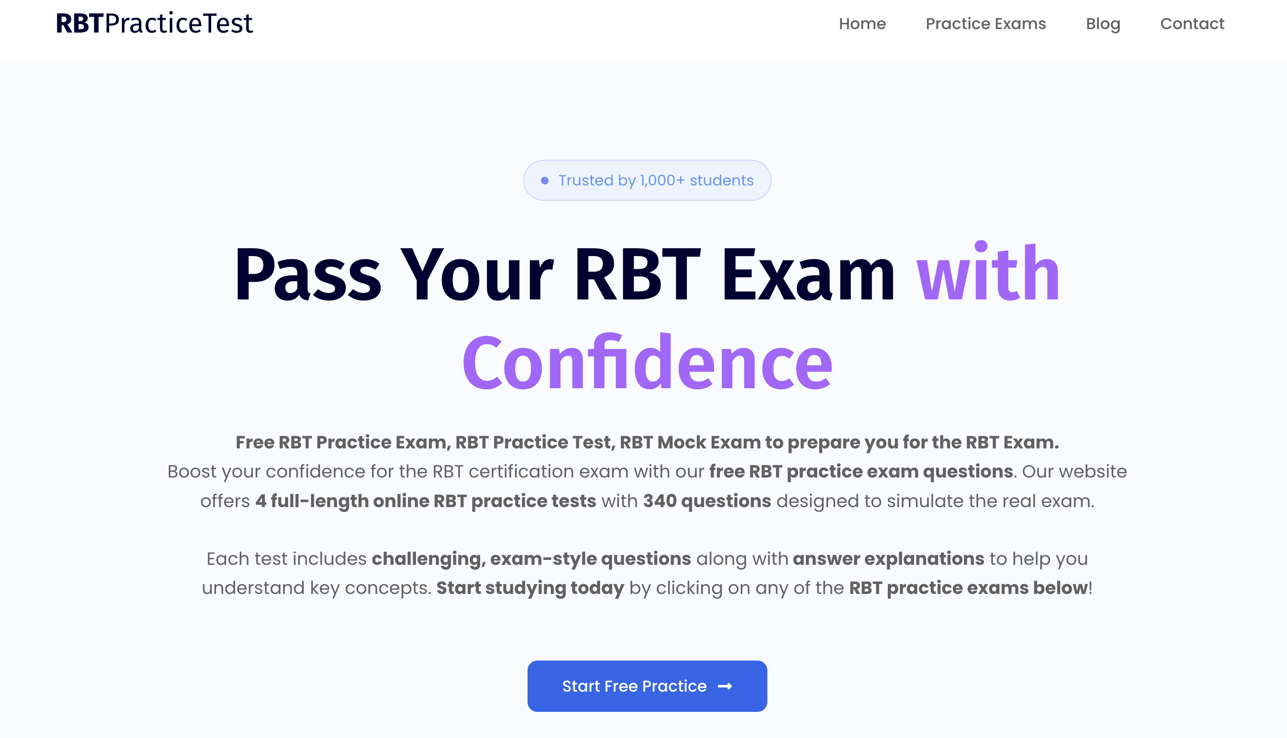 RBT Practice Test