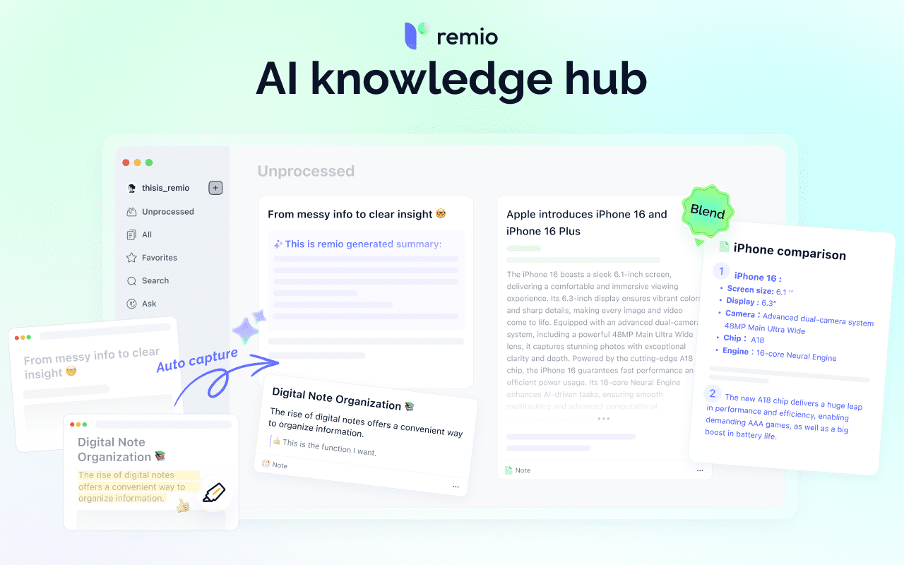 remio: AI Note Taker