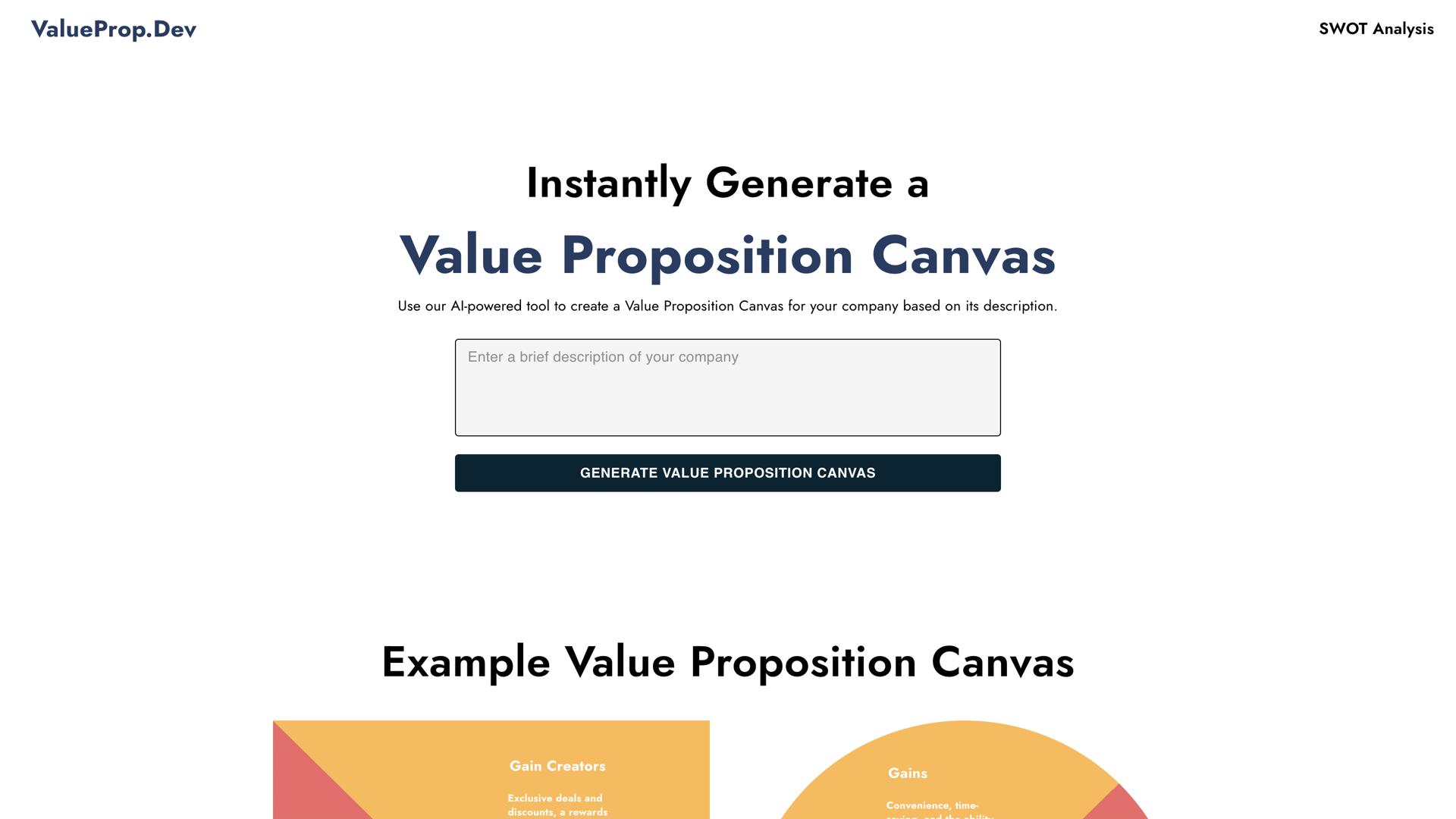 Value Prop Canvas