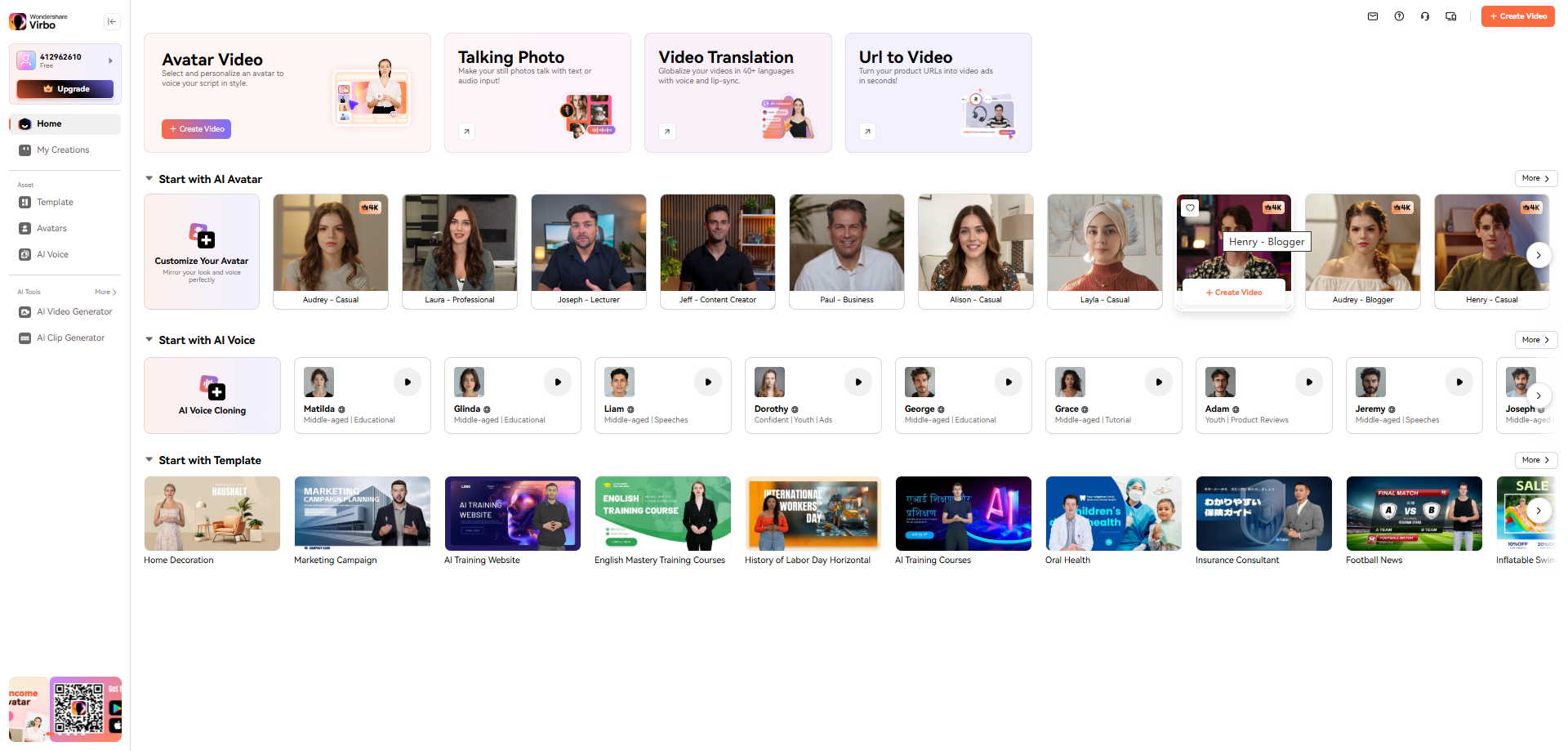 Virbo Video Generator