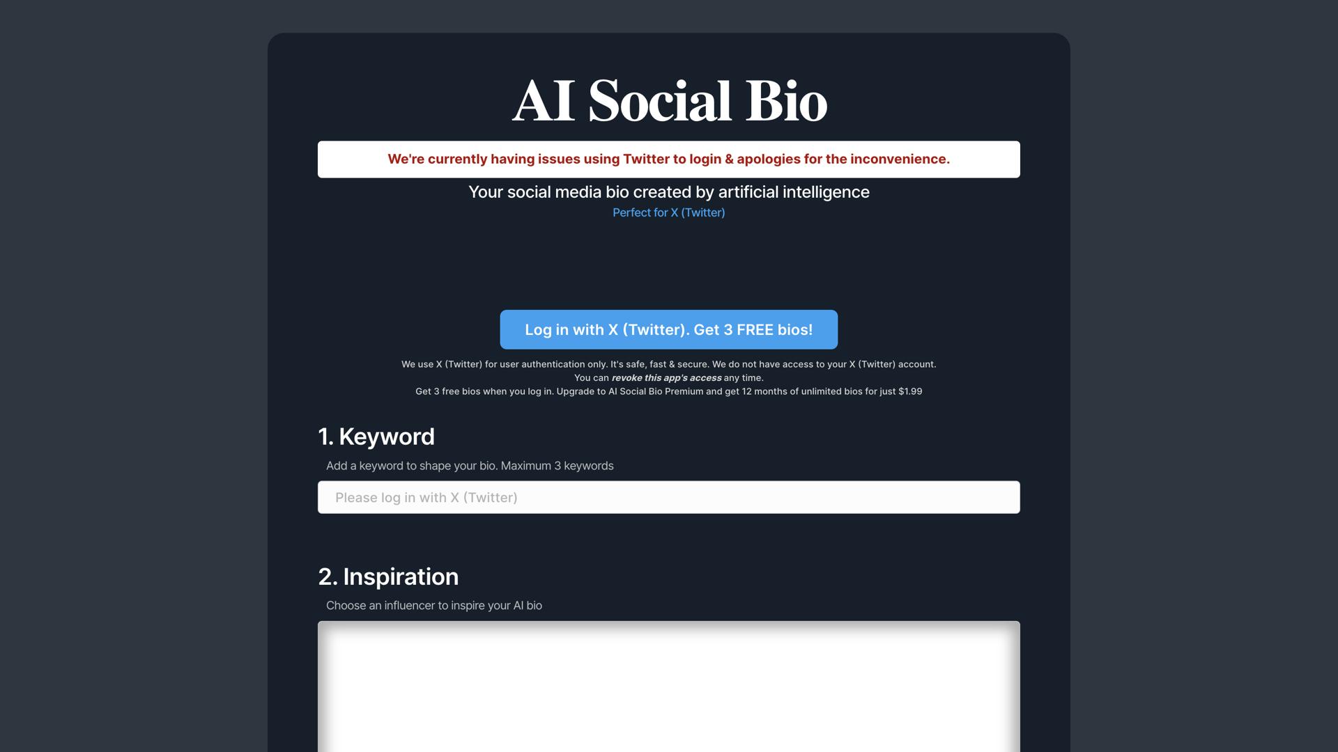 AI Social Bio