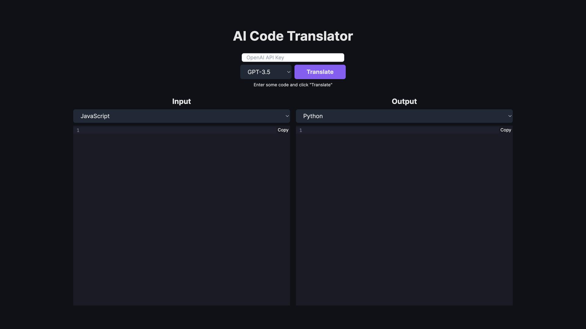 AI Code Translator