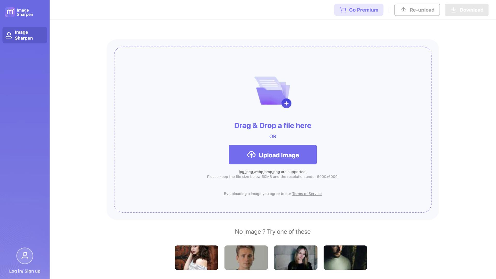 AI Image Sharpener by Media.io