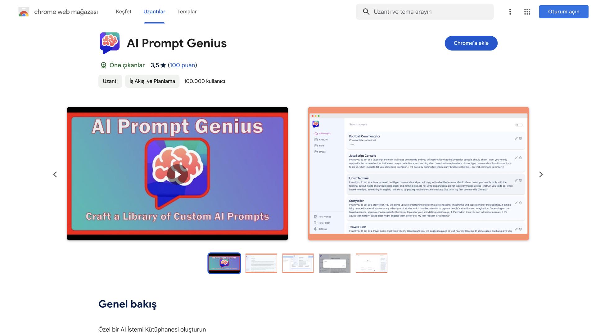 ChatGPT Prompt Genius