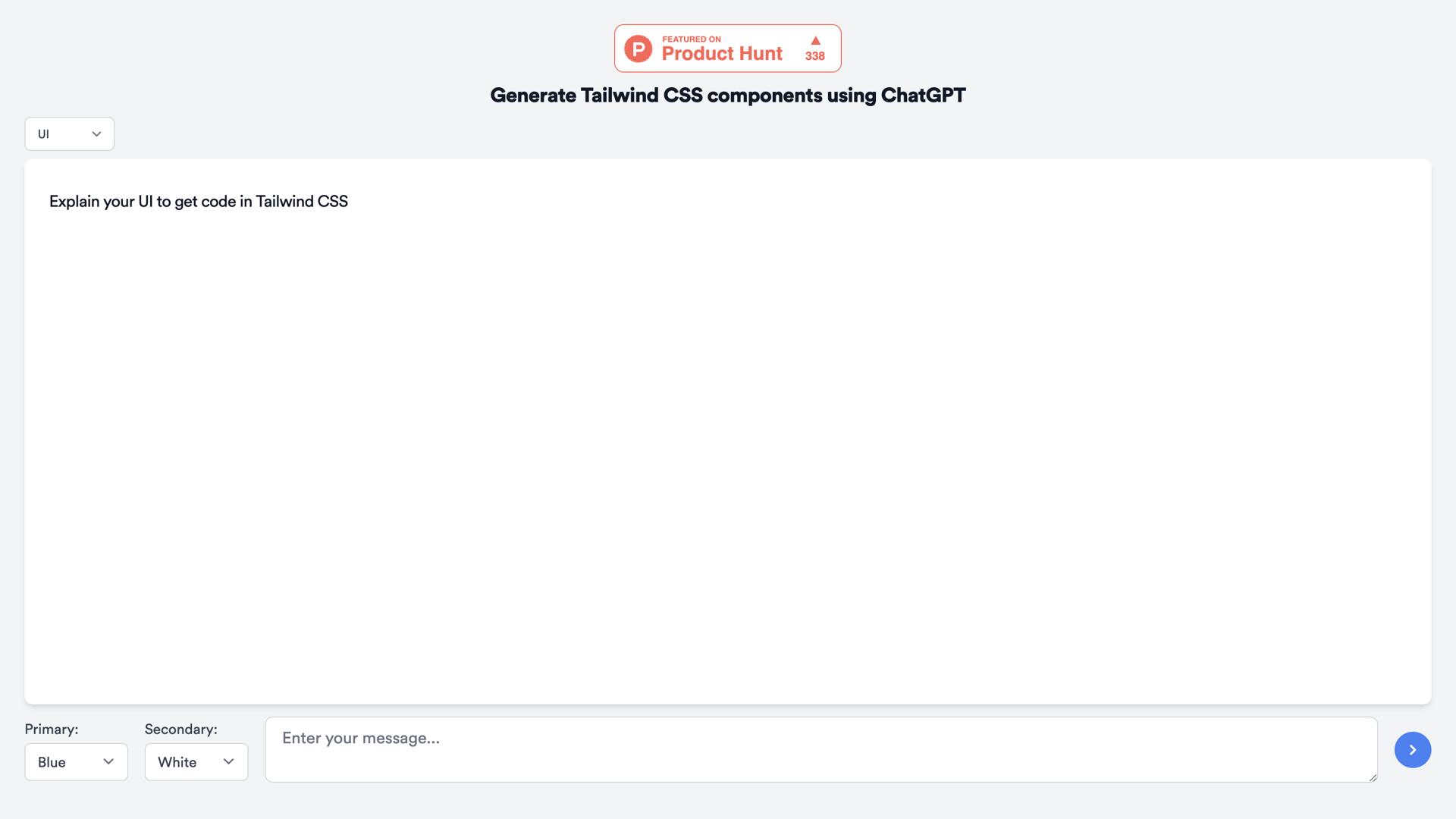 ChatGPT Tailwind Components