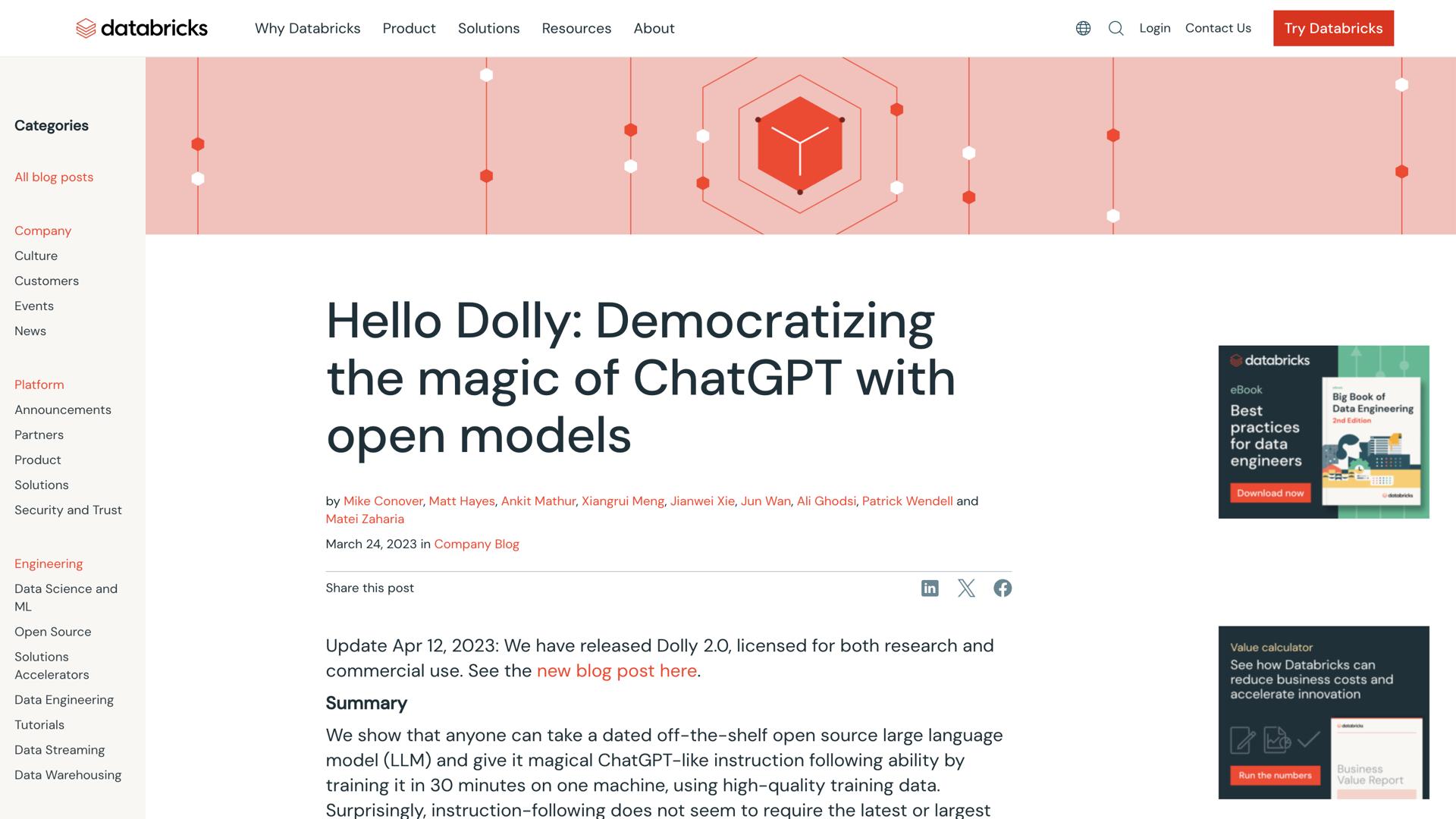 Dolly By Databricks