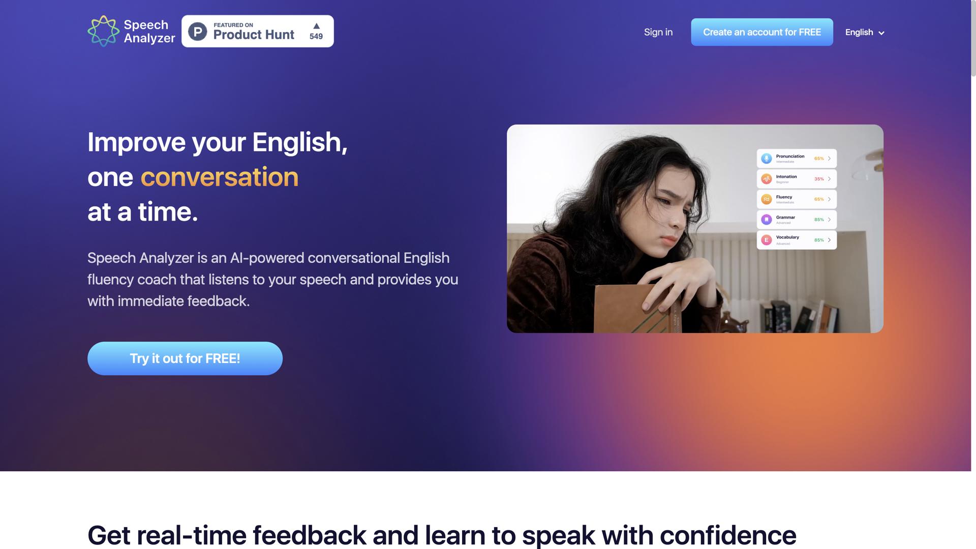 ELSA SPEECH ANALYZER