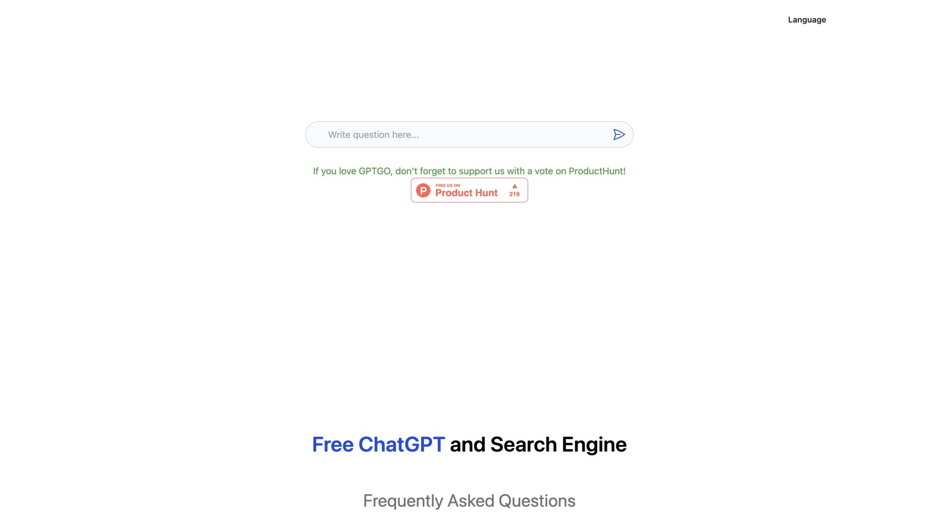 GPTGO: Free ChatGPT