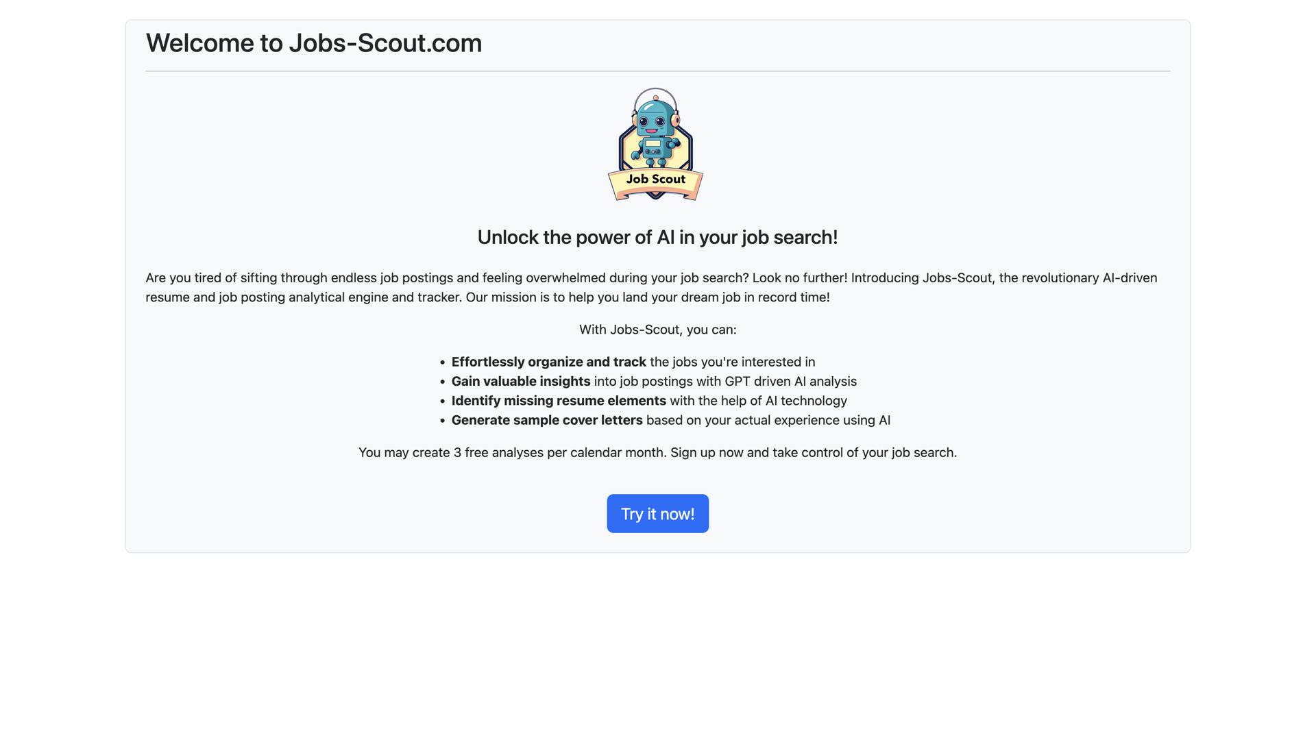 Jobs Scout
