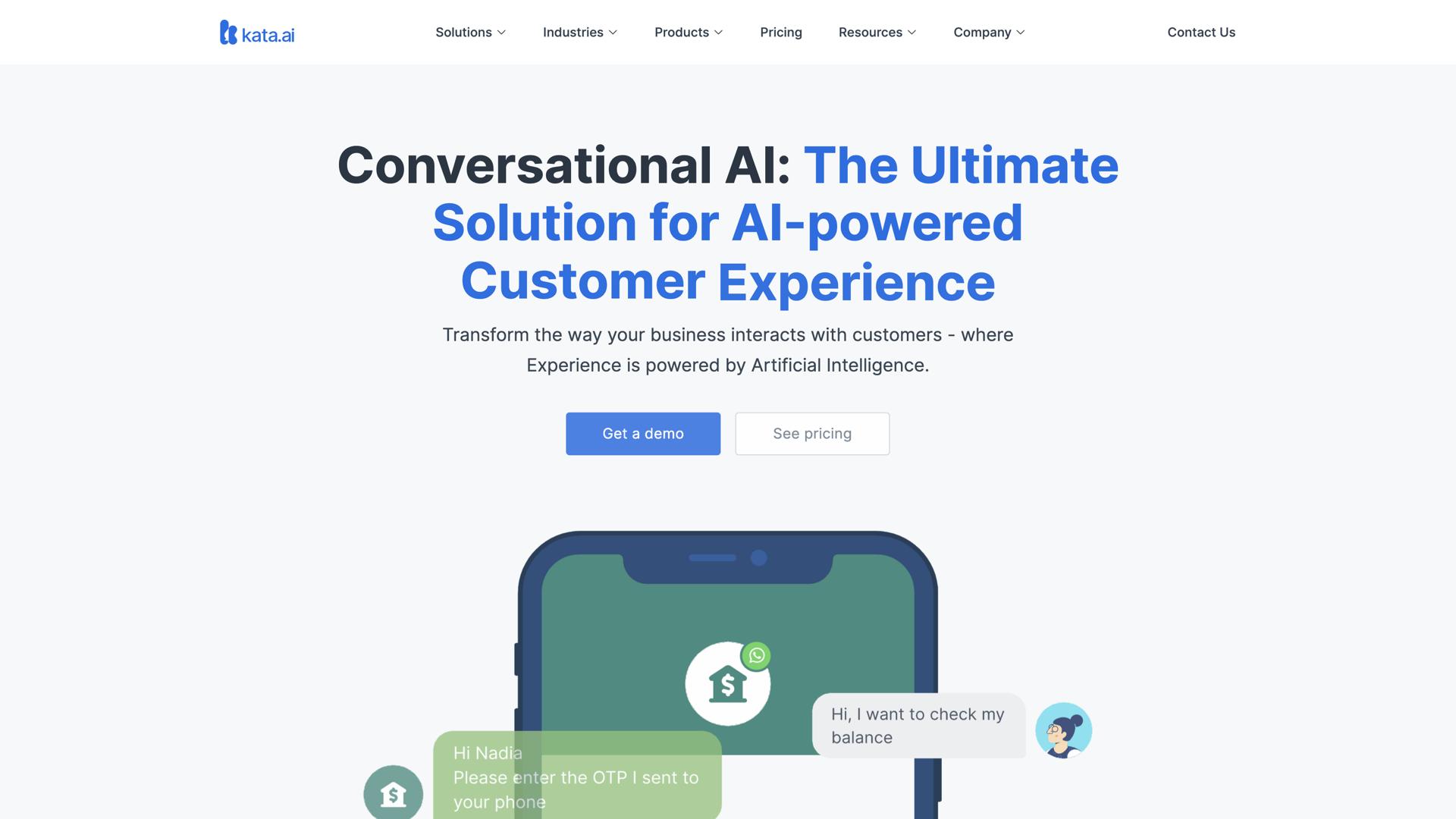 Kata.ai Chatbot Platform