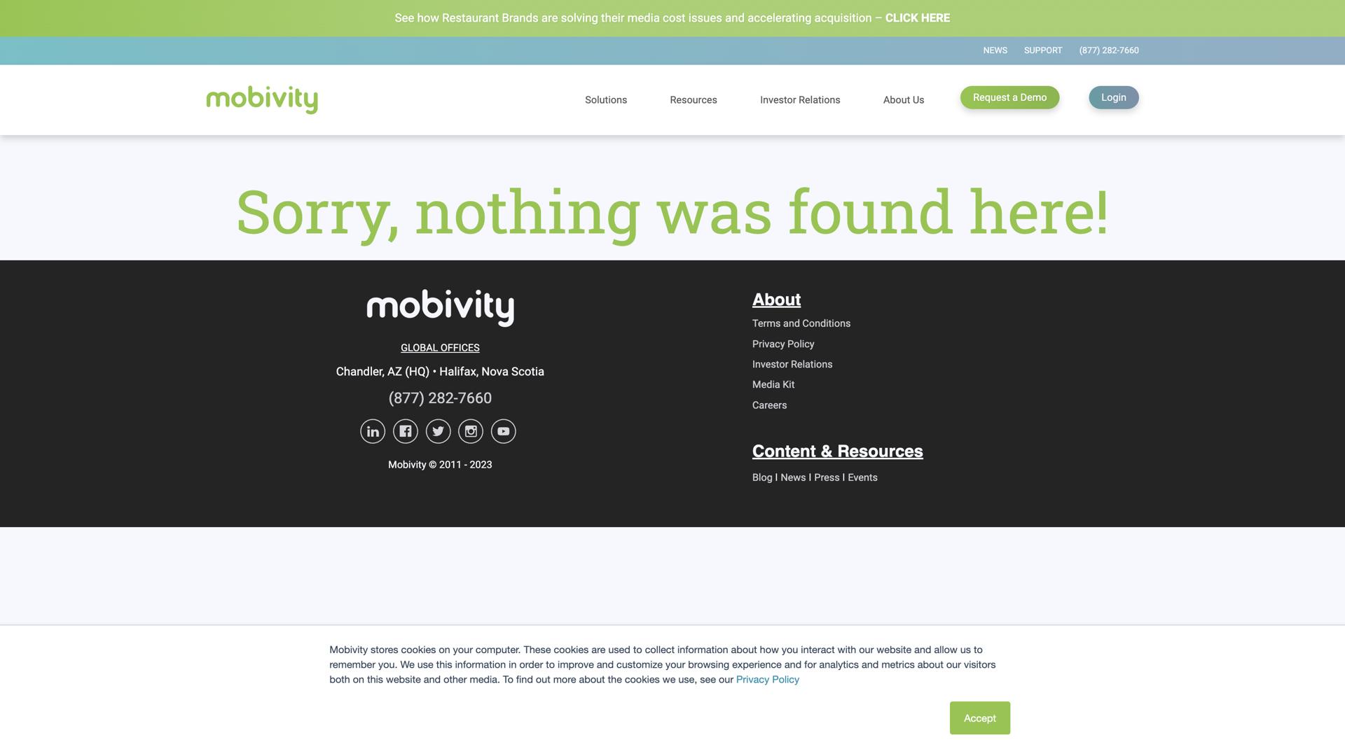 Mobivity Merchent Console