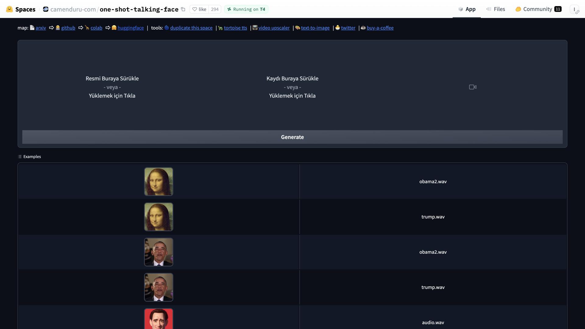 One Shot Talking Face