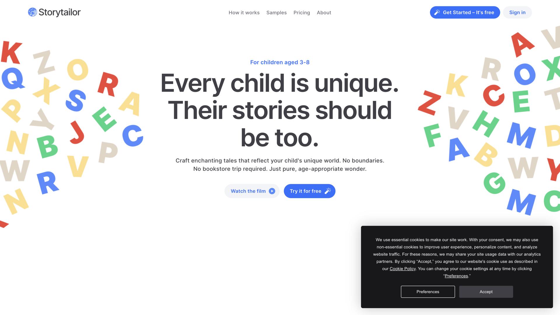 Pagemaster Bedtime Story Generator