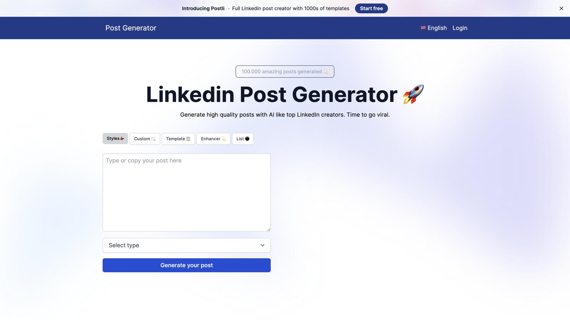 Postgenerator