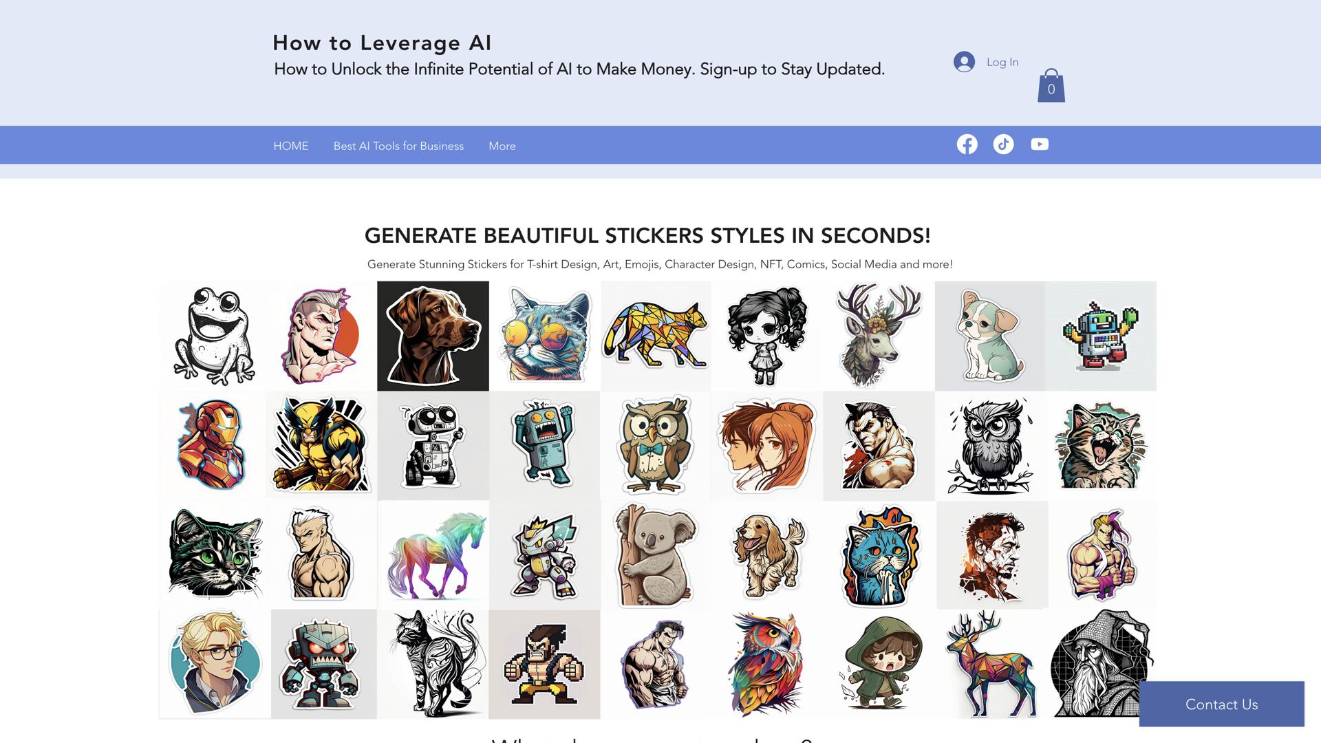 Sticker Prompt Generator