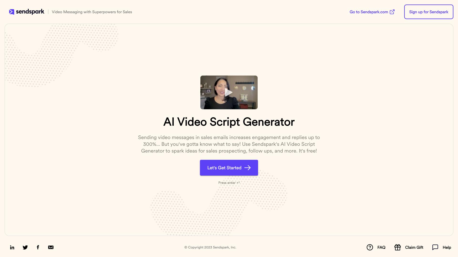 Video script generator