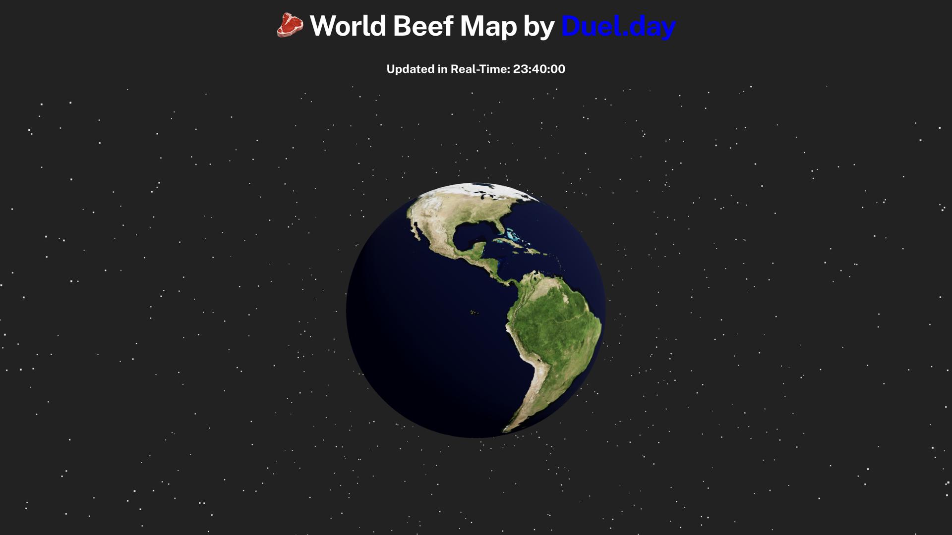 World Beef Map