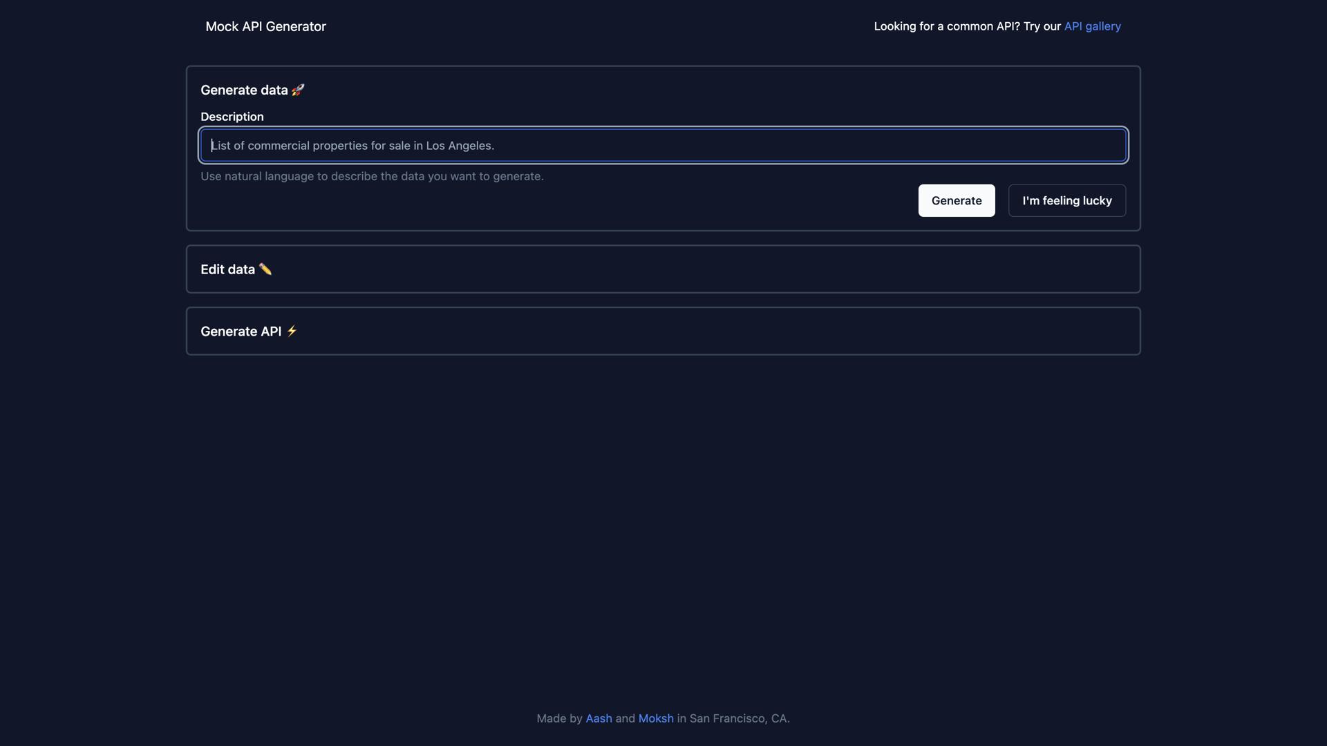 AI-Powered Mock API Generator