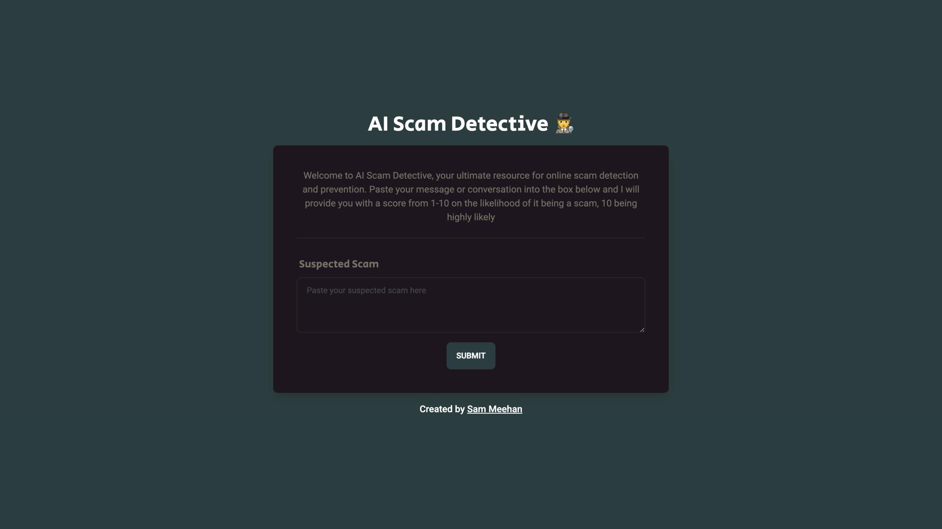 AI Scam Detective