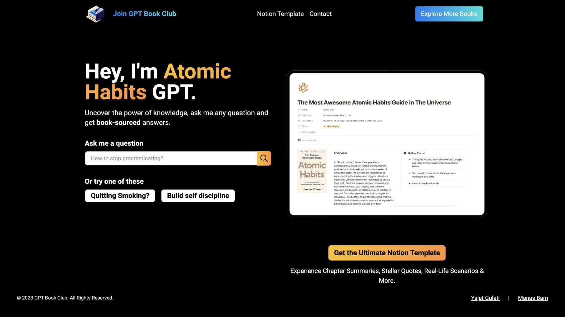 Atomic Habits GPT