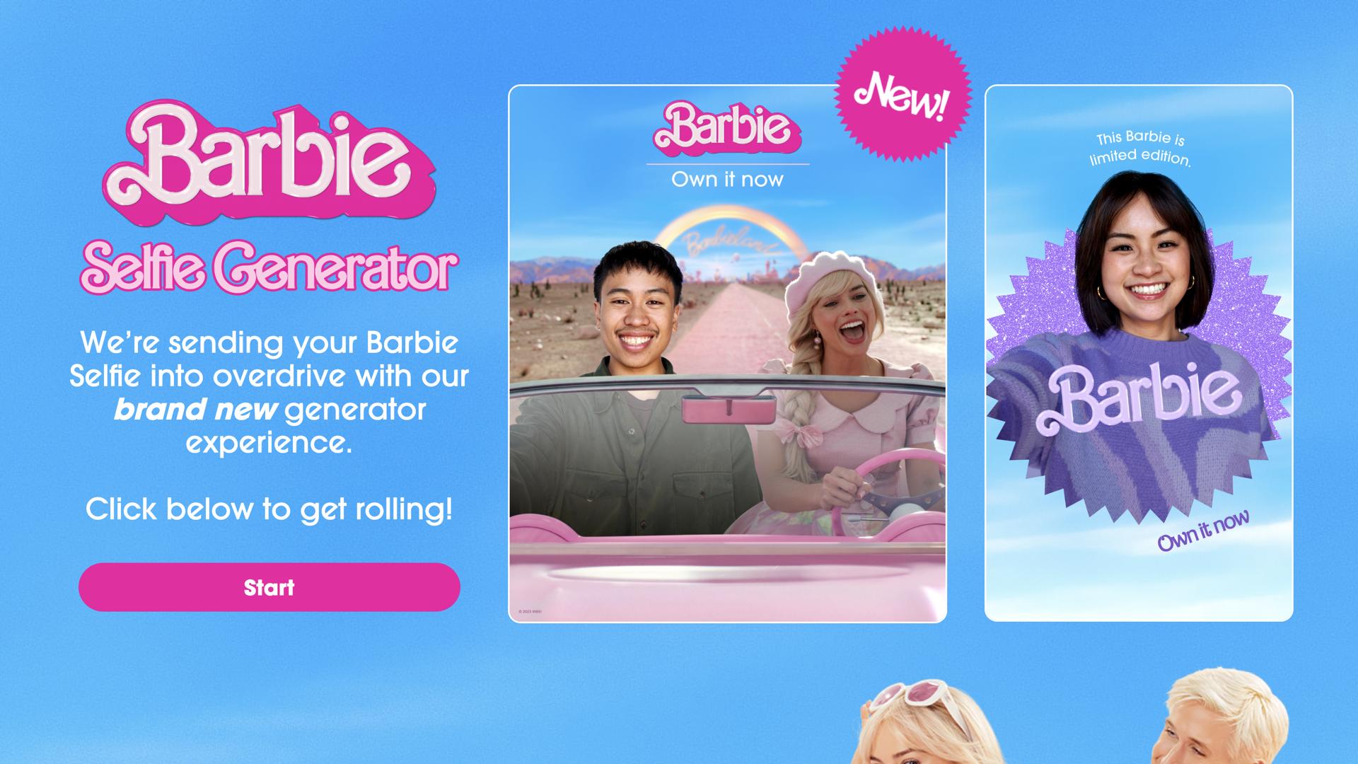 Barbie Selfie Generator