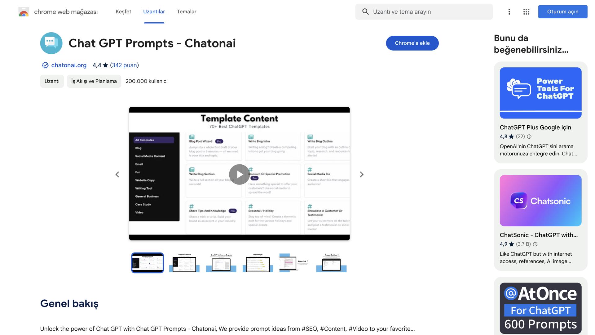 ChatGPT Chrome Extension