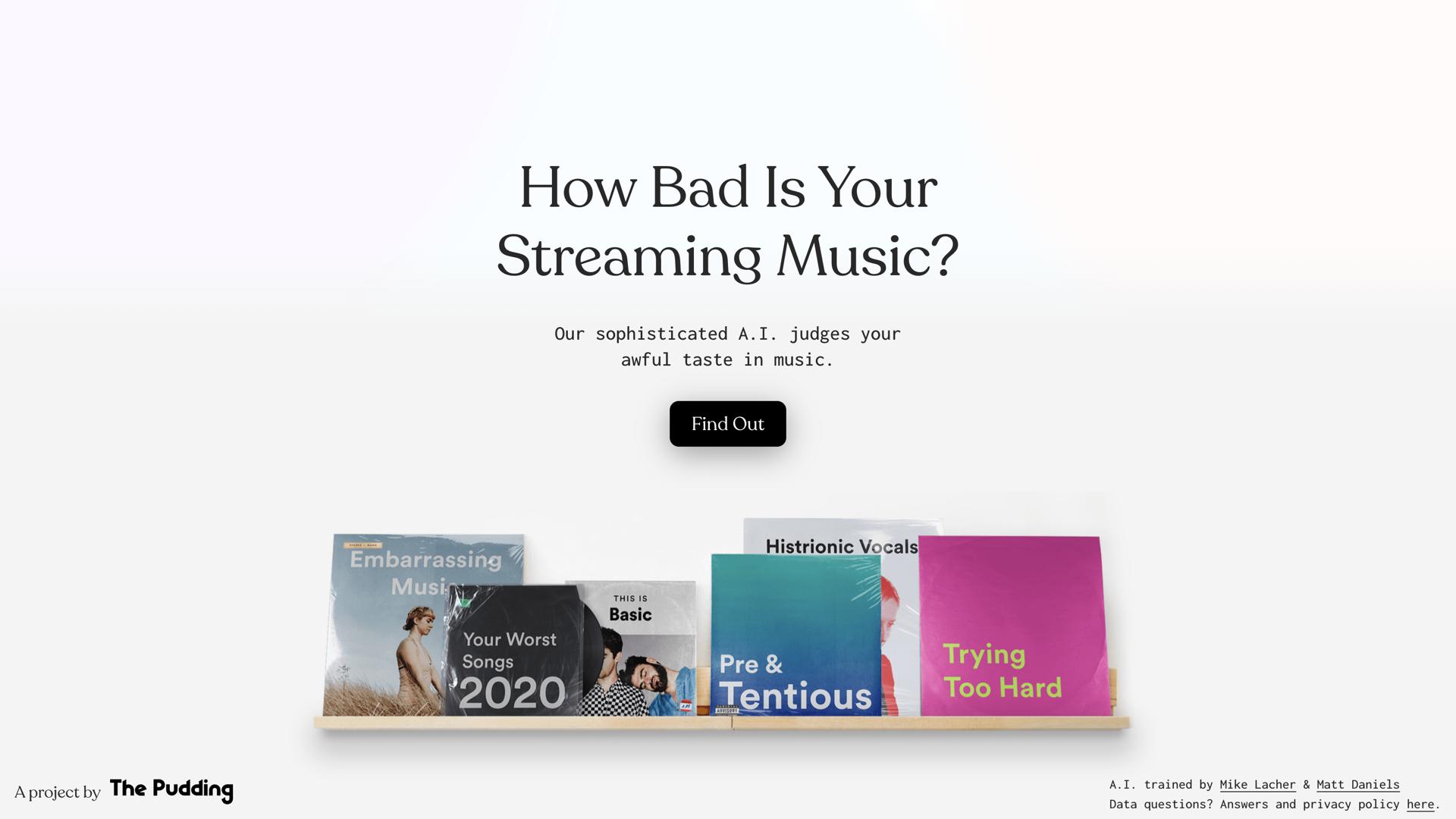 How Bad Is Your Spotify?