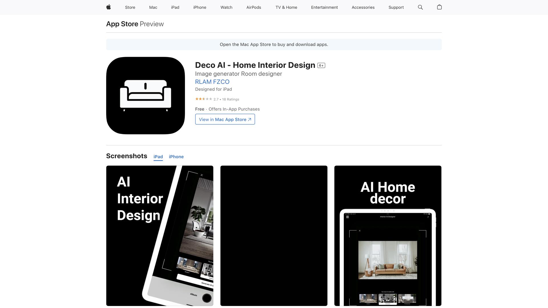 Interior AI – Design any space