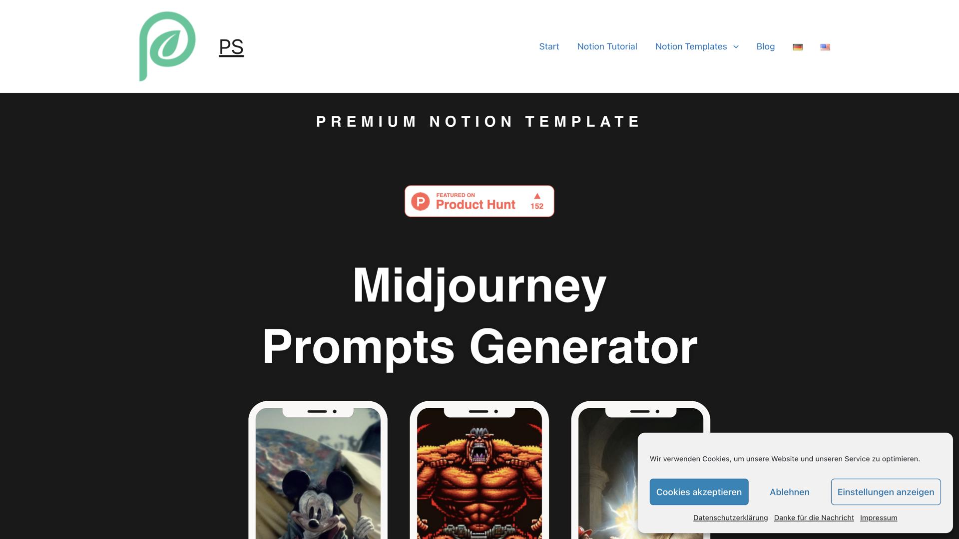 Midjourney prompt generator