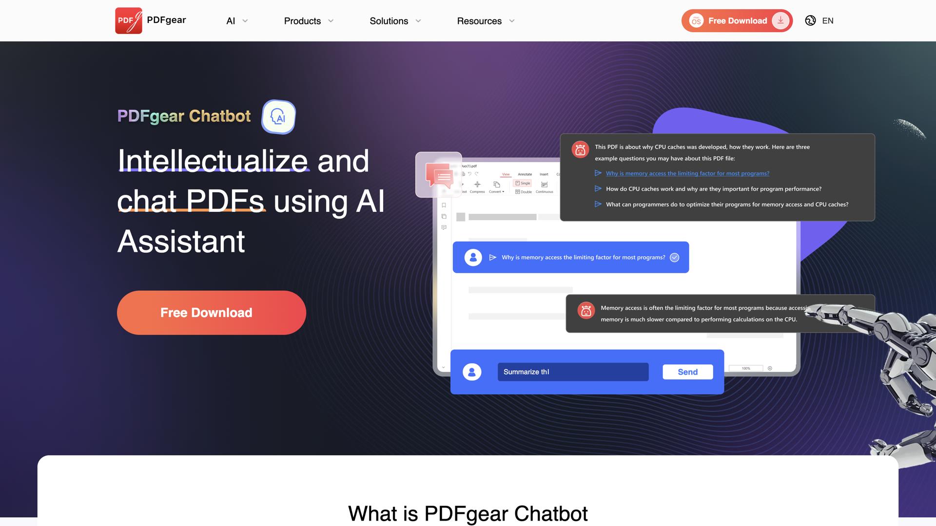 PDFgear Chatbot