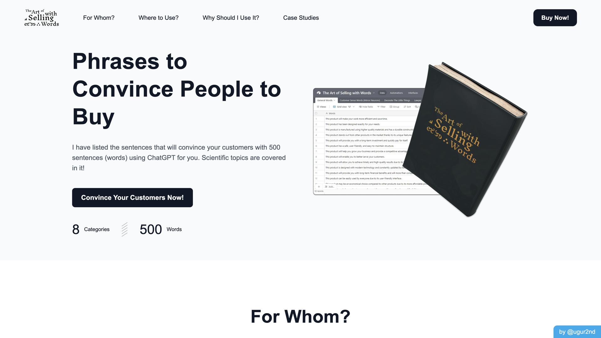 The Art of Selling with Words