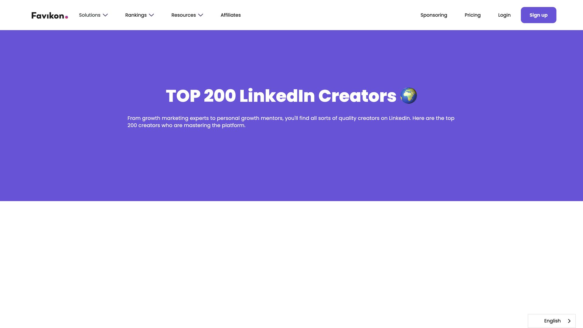 Top 200 Linkedin Creators Worldwide
