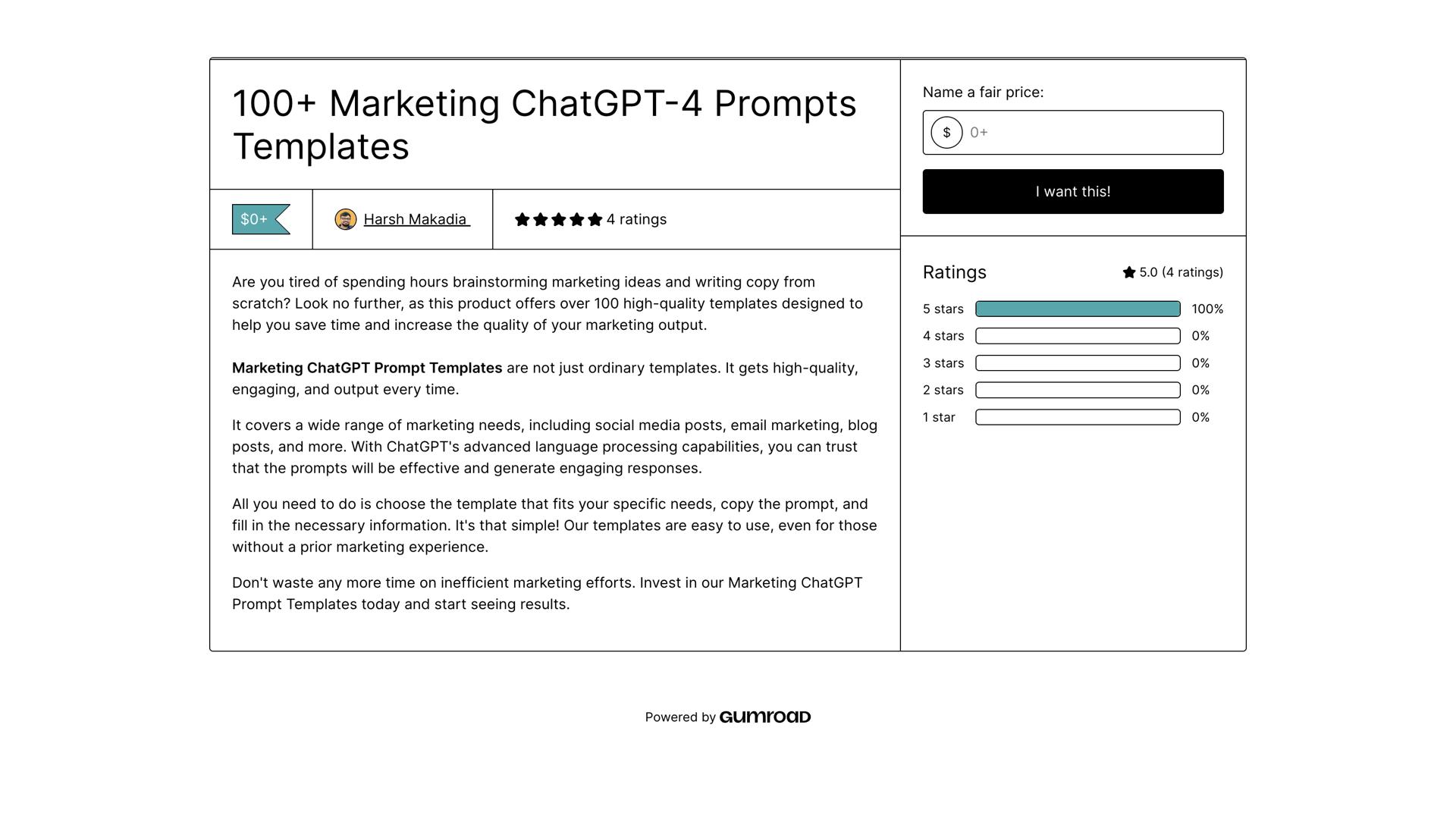 100+ Marketing GPT-4 Prompts Templates