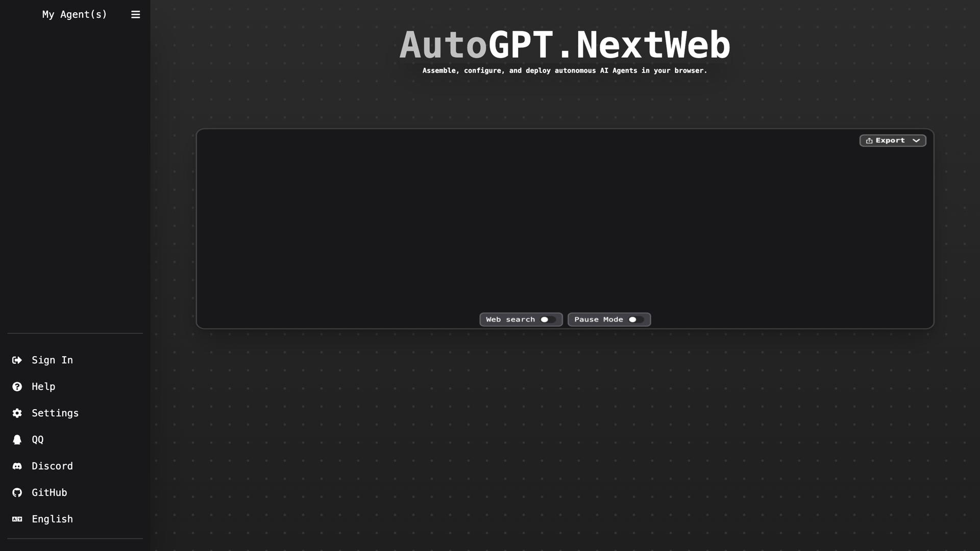 AutoGPT Nextweb